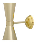 Amias Wall Light Brass 33 cm Mullan Lighting Amias Wall Light Brass 33 cm