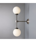 Yaounde Wall Light Brass/Glass 50 cm Mullan Lighting Yaounde Wall Light Brass/Glass 50 cm