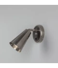 Cashel cone hotel wall light brass 20 cm