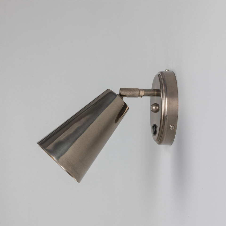 Cashel kon hotell vägglampa mässing 20 cm