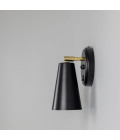 Cashel kon hotell vägglampa mässing 20 cm