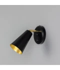 Cashel cone hotel wall light brass 20 cm