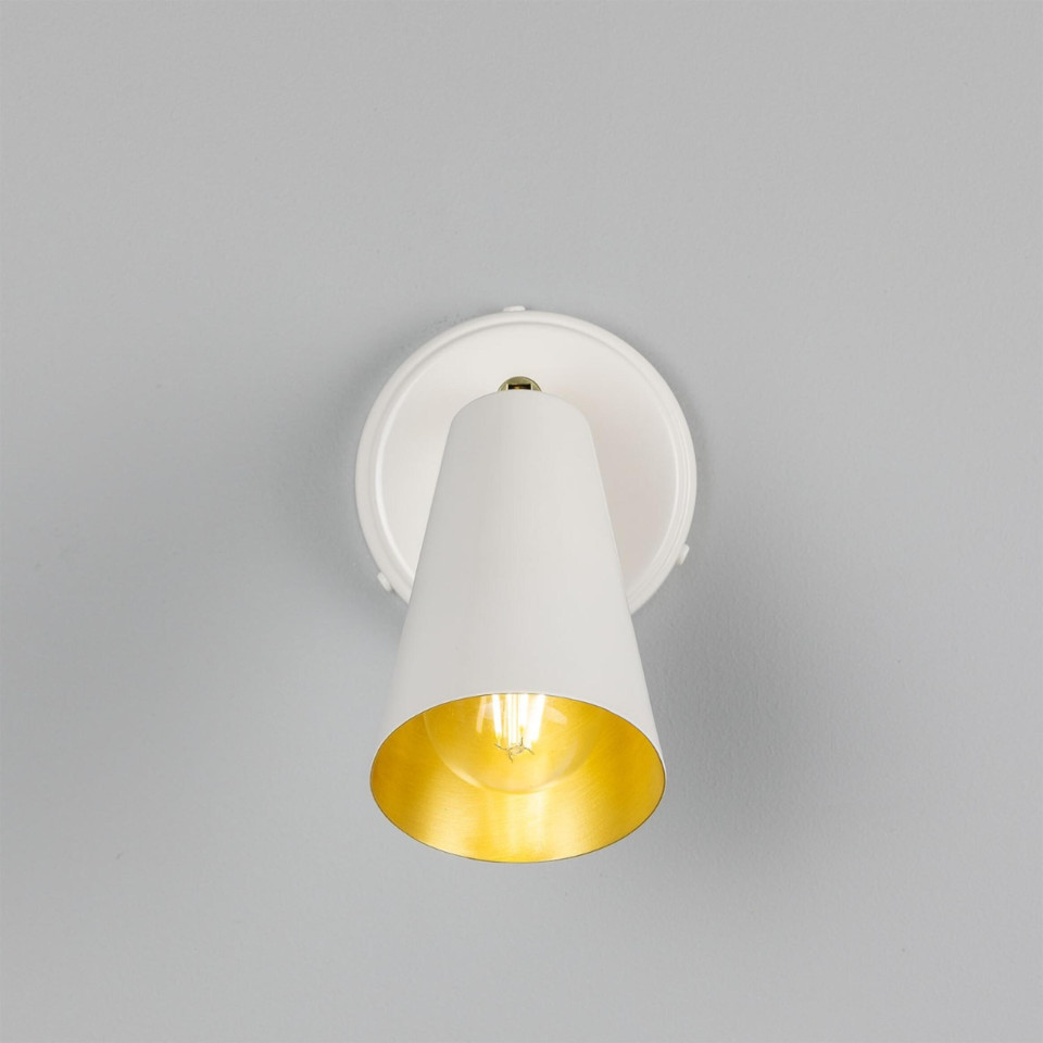 Cashel kon hotell vägglampa mässing 20 cm