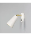 Cashel cone hotel wall light brass 20 cm
