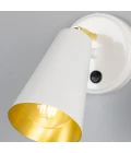 Cashel cone hotel wall light brass 20 cm