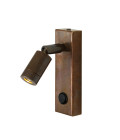 Sampio vägglampa mässing 14 cm