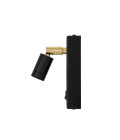 Sampio vägglampa mässing 14 cm