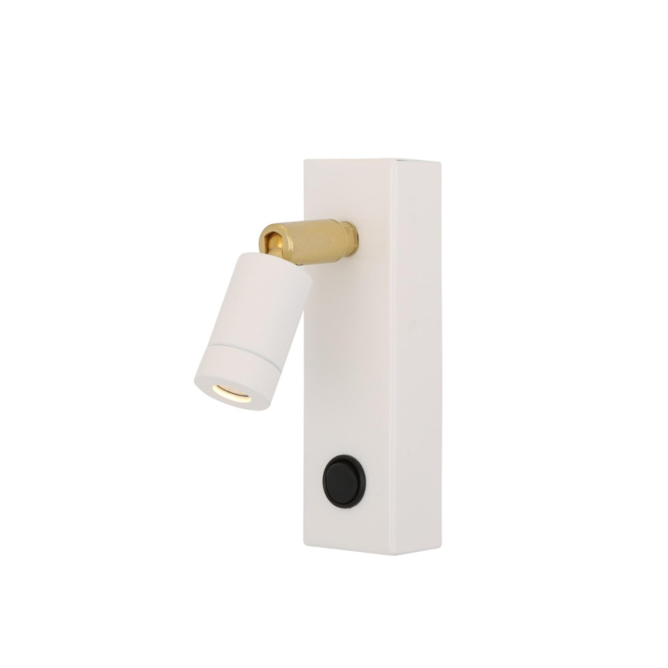 Sampio vägglampa mässing 14 cm