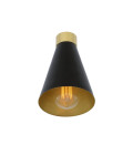 Preston Wall Light Black/White/Brass 19 cm Mullan Lighting Preston Wall Light Black/White/Brass 19 cm