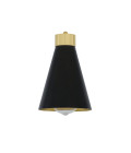 Preston Wall Light Black/White/Brass 19 cm Mullan Lighting Preston Wall Light Black/White/Brass 19 cm