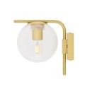 Madison wall light brass/glass 23 cm