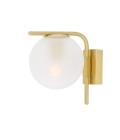Madison wall light brass/glass 23 cm