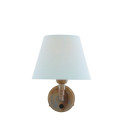 Kerry vägglampa mässing/tyg 26 cm Mullan Lighting Kerry vägglampa mässing/tyg 26 cm