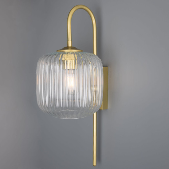 Astoria vägglampa mässing/glas 52,6 cm Astoria vägglampa mässing/glas 52,6 cm