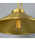 Rio vägglampa mässing 37.5 cm