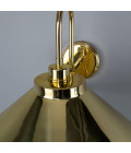 Rio vägglampa mässing 37.5 cm