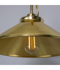 Rio vägglampa mässing 37.5 cm