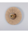 Syracuse vägglampa mässing/raffia 54 cm Mullan Lighting Syracuse vägglampa mässing/raffia 54 cm