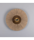 Syracuse vägglampa mässing/raffia 54 cm Mullan Lighting Syracuse vägglampa mässing/raffia 54 cm