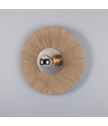 Syracuse vägglampa mässing/raffia 54 cm Mullan Lighting Syracuse vägglampa mässing/raffia 54 cm