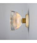 Eclipse vägglampa mässing/glas 20 cm Mullan Lighting Eclipse vägglampa mässing/glas 20 cm