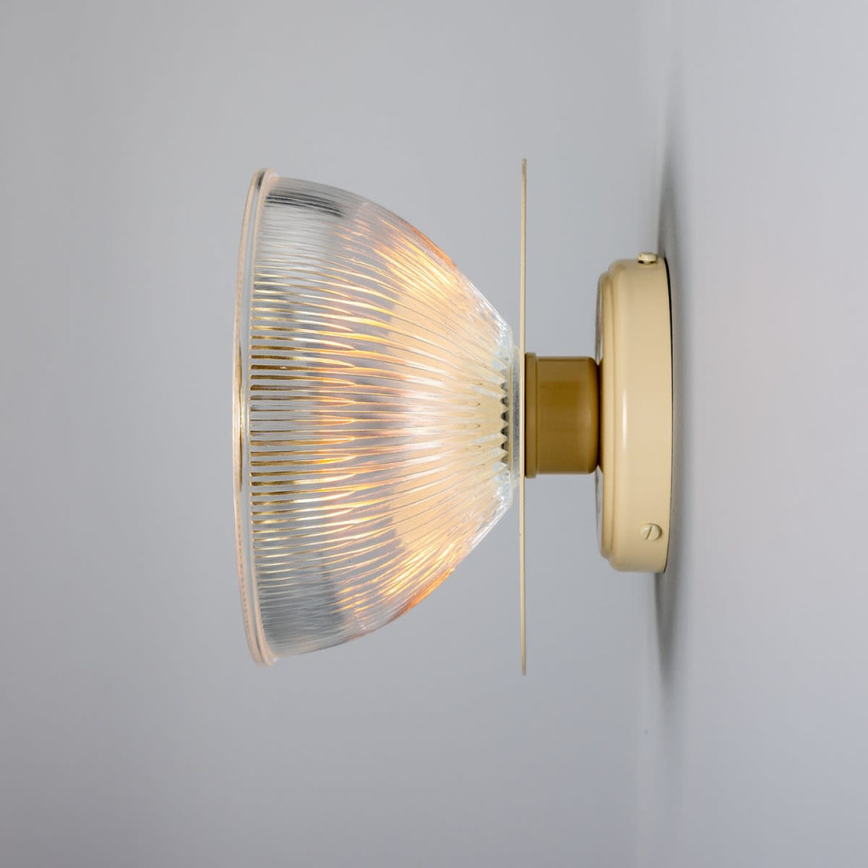 Eclipse vägglampa mässing/glas 20 cm Mullan Lighting Eclipse vägglampa mässing/glas 20 cm