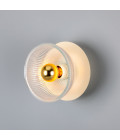 Eclipse vägglampa mässing/glas 20 cm Mullan Lighting Eclipse vägglampa mässing/glas 20 cm