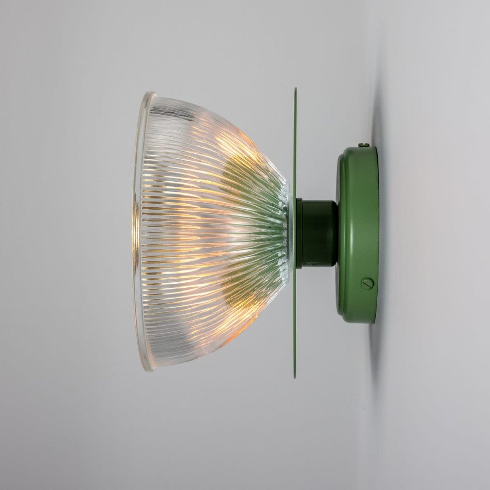 Eclipse vägglampa mässing/glas 20 cm Mullan Lighting Eclipse vägglampa mässing/glas 20 cm