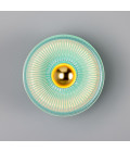 Eclipse vägglampa mässing/glas 20 cm Mullan Lighting Eclipse vägglampa mässing/glas 20 cm
