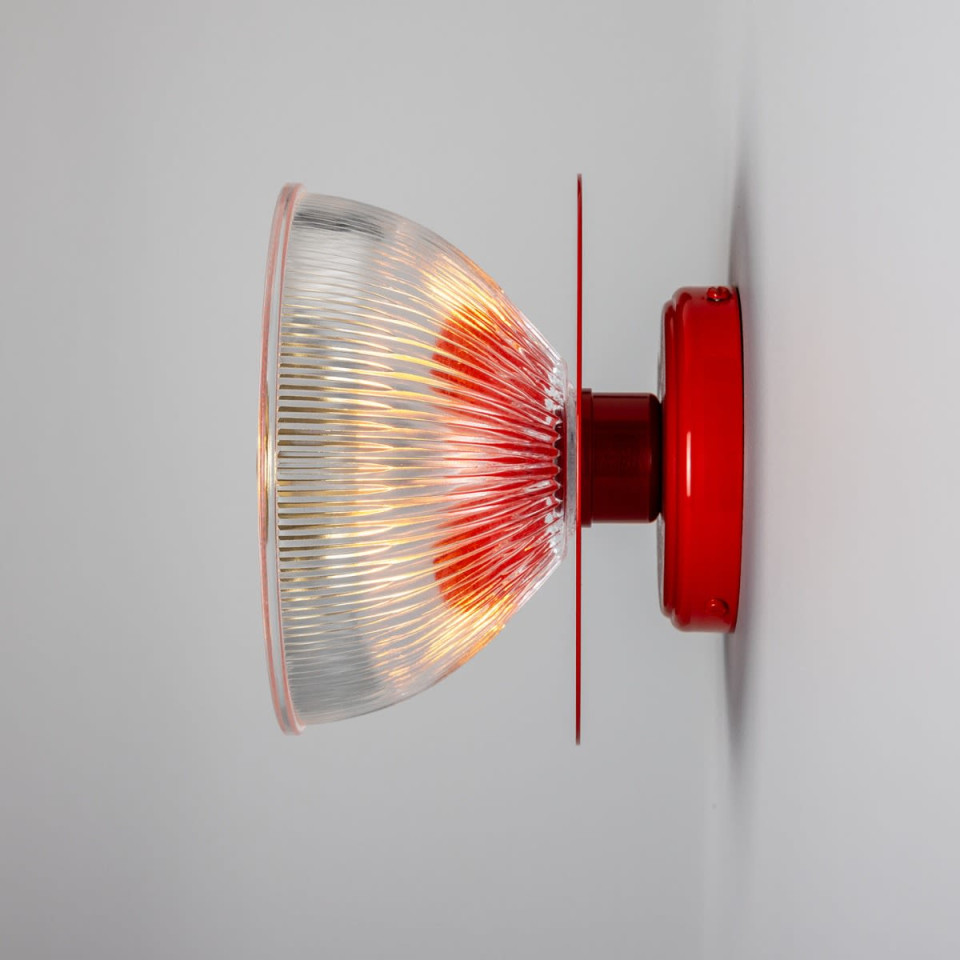 Eclipse vägglampa mässing/glas 20 cm Mullan Lighting Eclipse vägglampa mässing/glas 20 cm