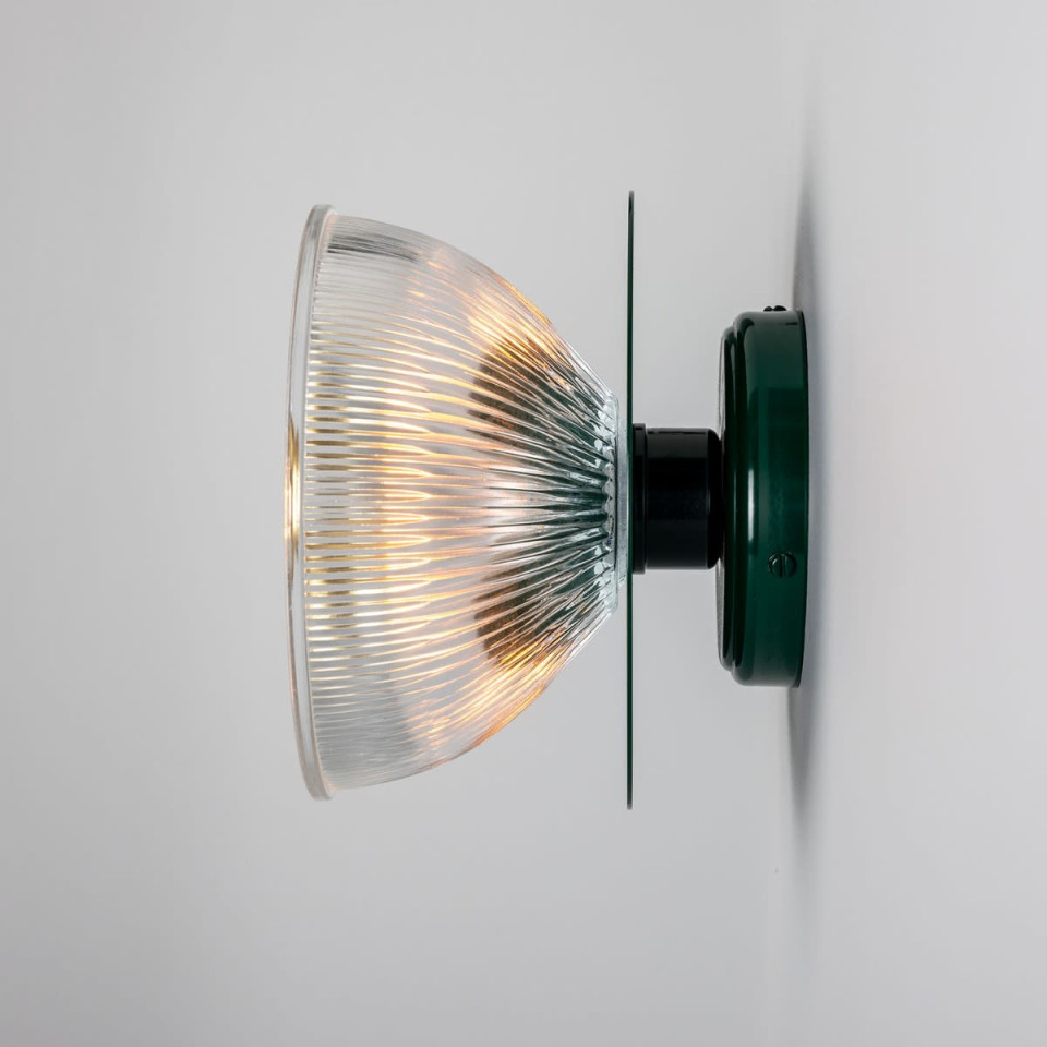 Eclipse vägglampa mässing/glas 20 cm Mullan Lighting Eclipse vägglampa mässing/glas 20 cm