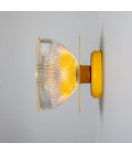 Eclipse vägglampa mässing/glas 20 cm Mullan Lighting Eclipse vägglampa mässing/glas 20 cm