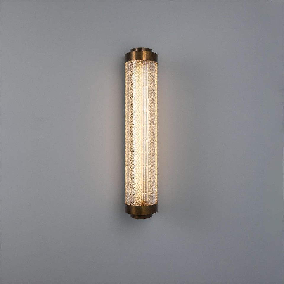 Ashford vägglampa mässing/akryl 79.6 cm