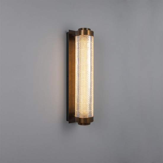 Ashford neo-victorian wall light brass/acrylic 79.6 cm Ashford neo-victorian wall light brass/acrylic 79.6 cm