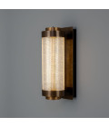 Ashford liten vägglampa mässing/glas 50 cm