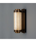 Ashford liten vägglampa mässing/glas 50 cm