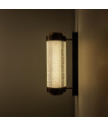 Ashford liten vägglampa mässing/glas 50 cm