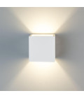 Lissabon kub hotell vägglampa gips 11,5 cm