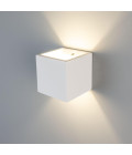 Lissabon kub hotell vägglampa gips 11,5 cm