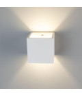 Lissabon kub hotell vägglampa gips 11,5 cm