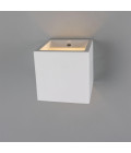 Lissabon kub hotell vägglampa gips 11,5 cm