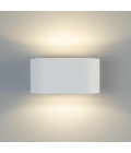 Innsbruck elliptisk vägglampa gips för hotell 18 cm