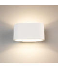 Innsbruck elliptisk vägglampa gips för hotell 18 cm