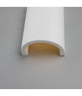 Malmö halvcirkel hotell vägglampa gips 18 cm Mullan Lighting Malmö halvcirkel hotell vägglampa gips 18 cm