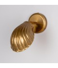 Shell väggslampa i mässing 26,5 cm