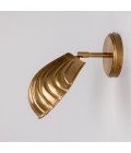 Shell väggslampa i mässing 26,5 cm