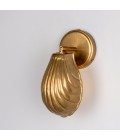 Shell väggslampa i mässing 26,5 cm