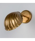 Shell väggslampa i mässing 26,5 cm