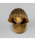 Shell väggslampa i mässing 26,5 cm