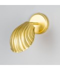 Shell väggslampa i mässing 26,5 cm